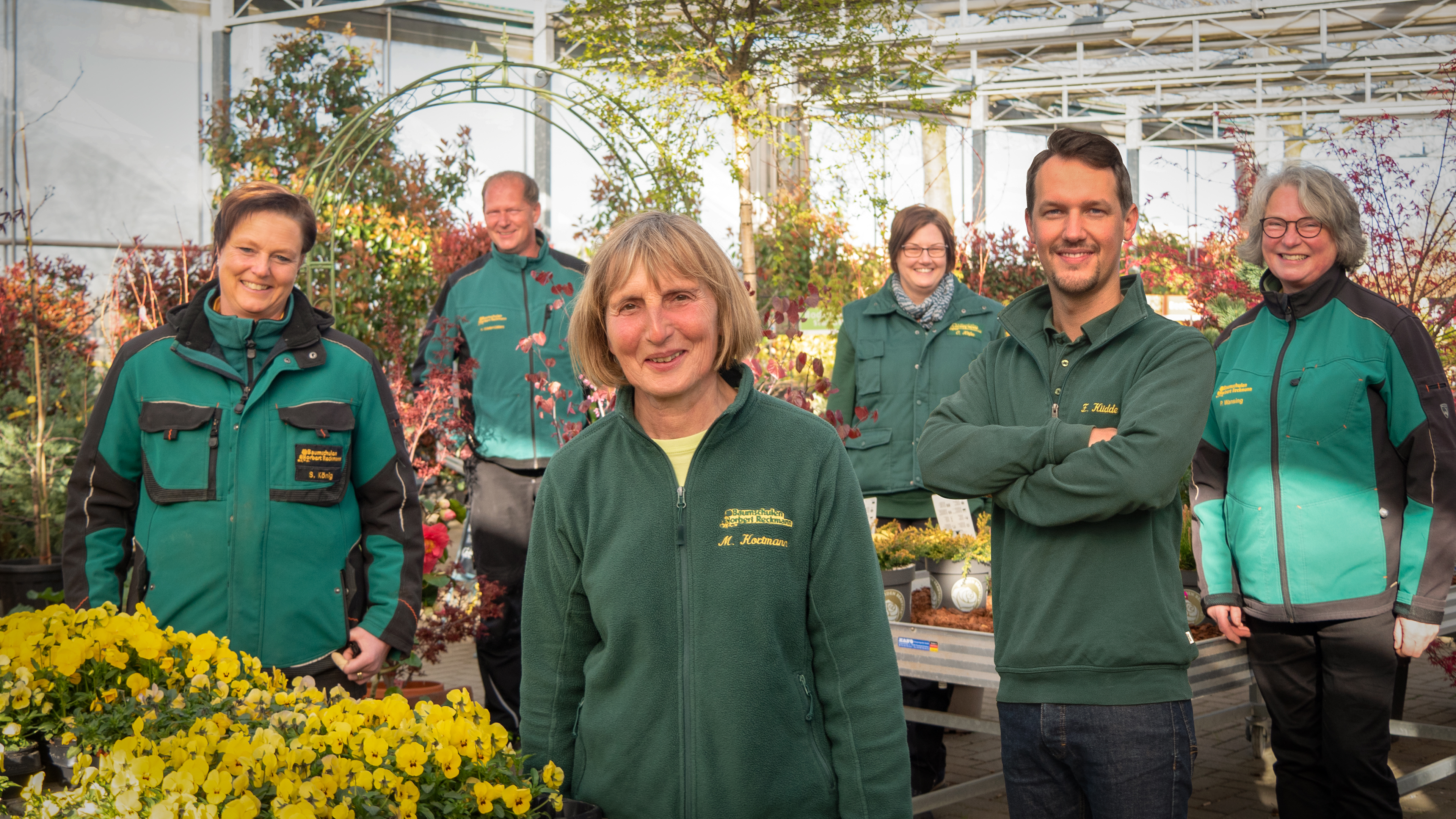 Team des Verkaufsgarten bei Reckmann